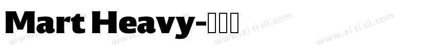 Mart Heavy字体转换